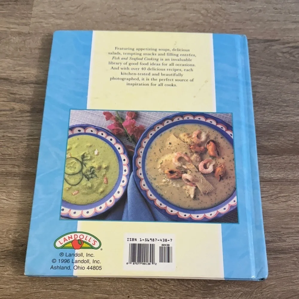 Vintage 1996 Fish & Seafood Cooking Book